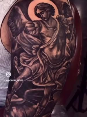 Religious tattoo by @Andres Martinez #mexicanstyle_lifestyle #mexstyle_videos #mexicanstyle_tattoos #religioustattoo 