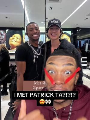 Random but is this love?!?!😂💀 @patrick ta @Patrick Ta Beauty #smallmuasoftiktok #makeupfyp #patrickta #patricktabeauty #patricktamakeup #meetingcelebrities #storytime #storytimemakeup #meetingfamouspeople #makeupartists #celebritycrush #meninmakeup 