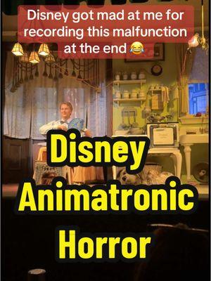 🏰 THIS WAS HORRIFYING ⚠️ #animatronics #defunctland #carrouselofprogress #fnaf #disneyworld #disneycrashout #disneyadult #disneyland #disneyfail 