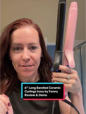 This 6” long barrelled ceramic, Argan oil and keratin infused curling iron is amazing! It is just as good as the expensive brands that you buy at the salon store. This curling iron has 11 adjustable temperatures, comes in 1 inch and 1.25 inch. It comes with two clips and a silicone heat pad. Curls last up to 24 hours and it has a 60 minute auto shut off. @@FARERY##farerycurlingiron##farery##ceramicbarrel##longbarrelcurlingiron##curlingiron##beachywaves##curling##curlinghair##curlingiron##clampcurlingiron##clampedcurlingiron##curling##curls##curl##curlingirontutorial##curlingironwithclamp##curlsthatlast##hairtool##hairtools ##TikTokShopHolidayHaul##TikTokShopMustHaves##SavingsSquad ##HolidayGiftGuide##HolidayGiftIdeas##TikTokShop##TikTokShopping##TikTokShopFinds##TikTokShopReviews##TikTokShopSale#TTSLevelUp##TikTokShopNewArrivals##tiktokshopblackfriday##tiktokshopcybermonday##spotlightfinds##blackfridayearlydeals##blackfridaydeals##blackfriday##ttsdelightnow##giftguide##ttstakeover##brandselect##TikTokShopCreatorPicks##mademyyear##TikTokHolidayHaul ##tiktokshoppicks##toptierdecember##winterfinds##beautyfinds##TikTokShopLastChance##TikTokShopNewYearNewAura##TikTokShopLastChance