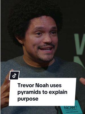 Trevor Noah breaks down purpose, community, and motivation on the latest episode of 'What Now?'  #spotifypodcasts #trevornoah #dailyshow #southafrica #lifelessons #purpose