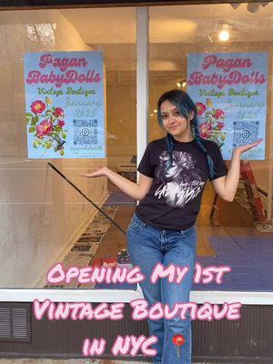 After 7+ years of selling vintage, I’m excited to announce that I’ll finally be having my own little Vintage Boutique in NYC !! Opening on January 10, 2025! I’m still in disbelief, as I didn’t think I’d be starting off the New Year w my 1st IRL SHOP 😭😭😭 The past few weeks have been v emotional for me , as this dream felt so old and fading away but I didn’t realize it was bc it was finally coming into fruition. It feels like another chapter has ended while a new one begins ! And what better timing then to open my shop during Capricorn Season 😭💚 It’s been such a long journey to get here and yet it feels like just the beginning again! I’m eternally grateful to all of the amazing people that have bought from & supported me the last 7 years . Weather it was once or a few times! Im forever grateful! 💕 It hasn’t been easy but we did it ! She’s almost here! My baby is getting bigger 🤧🧚‍♀️🏰 #paganbabydolls #nycvintageshop #nycvintage #vintageboutique 