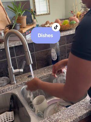 Multiple kitchen projects going yields for multiple dish washing sessions.  #asmr #kitchen #asmrcleaning #cleaning #CleanTok #fyp #sahm #sahmtok #kitchenvlog #Vlog #Foodie #cooking #viral 