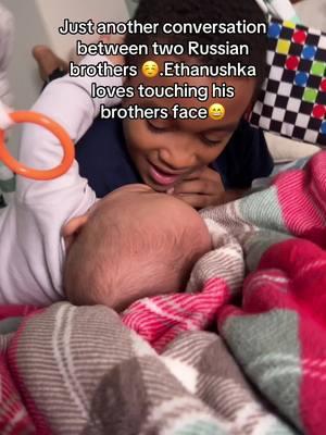 I am soo in love with the two of them. Can you all tell Ethanushka is growing soo fast 😁. He's at touching faces Era 😂. Shawn is soo gentle with him , love how much he loves his brother. #brothers#brothersbestfriend#russian#russianboys#biracialbaby#biracial#ghanaian#mixedkids#boymom#twoboys 