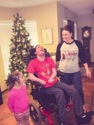 Happy holidays from Jman, Marlee, and Aunt Bibby!! #jman #happyholidays #holidayswiththefamily #cerebralpalsy 