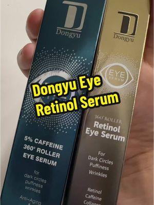 Absolutely love these @Dongyu Eye Roller serums, even the packaging is so cute #retinol #eyecare #eyeserum #dongyu #skincare #skincareroutine 