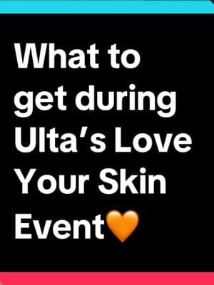 What to get during Ulta’s Love Your Skin Event🧡 #ultaskintok #ultabeauty #ultaloveyourskinevent #loveyourskin #ultasale @Ulta Beauty @Beekman 1802 @IT Cosmetics @maccosmetics 