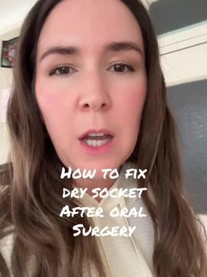 How do you treat dry socket?  Dry socket is incredibly painful but temporary! Your surgeon can help give you relief so give them a call!  #oralsurgery #wisdomteeth #drysocket