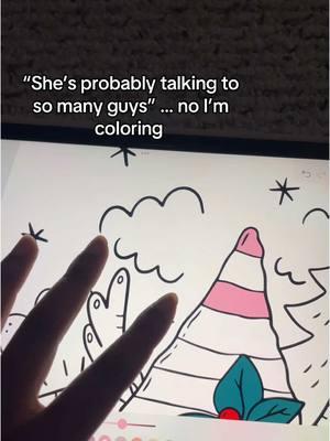 hating for wha… like no Jesus and color palette  #ipadkid #coloring #pigment #fyp 