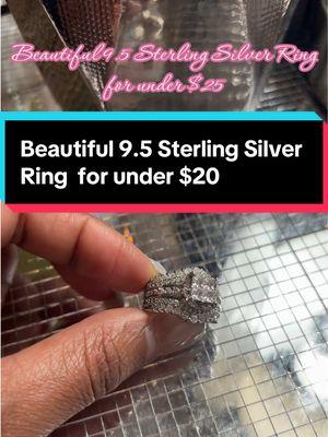 The sparkle on this ring is everything. This makes for a perfect vacation wedding ring. #weddingtiktok #weddingring #sterlingsilver #beautifulring #ringtok #vacationring #heproposed 