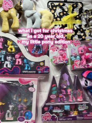 this is a little late 😅 #mylittlepony #christmashaul #mlpg4 #mlpfim #ponymail #mlpcollector #toycollector #toycollection #2000s #twilightsparkle #nightmaremoon #hearthswarming #fyp 