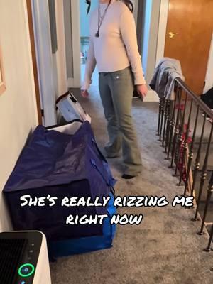 She really just did that!@G-Flow @Diane @Julia Rose @ItzTheRizzler #tiktok#satire#college#momtok#nochickfilasauce#rizzler#ginalynn#fypシ゚viral #fy#fyp#MomsofTikTok #mom#daughter#collegebreak