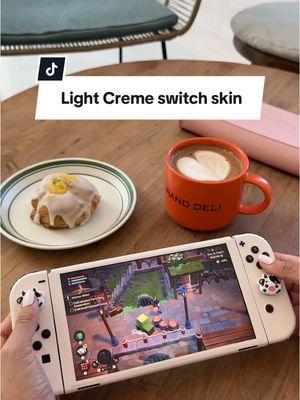 Replying to @D E S S it’s the perfect nude/beige skin! #switchskin #thumbgrips #switchcase #switchaccessories #gamingaccessories #cozygamer #stickietech 