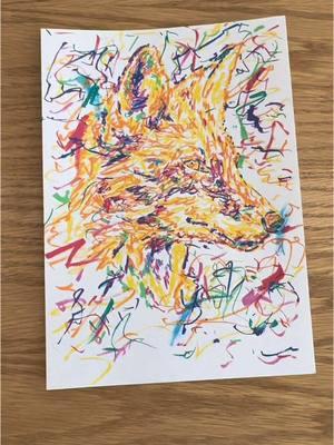 Fox Art! #foxart #foxdrawing #foxlover #foxlove #acrylicpaintinganimal #acrylicart #acrylicmarker 