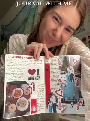 journaling about ice skating and dinner! ⛸️🍝 #journalwithme #journaltok #journalinspo #journalinspiration #journalidea #journalideas #junkjournaling #junkjournal 