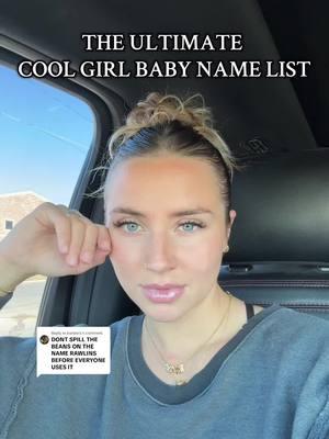 Replying to @karleers ULTIMATE COOL GIRL BABY NAME LIST 🎀💗 #babynames #babygirlnames #trendingbaby #vintagebabynames #baby #uniquenames #pregnanttiktok #coolgirlbabynames 