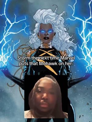 It was cute for an era but y’all bring it back EVERY chance y’all get😭 #storm #ororomunroe #mohawk #marvel @#1 meiling stan @calebs @♢⚡️𝔖𝔱𝔬𝔯𝔪𝔦𝔦 ♢⚡️ @Alexandria 🫶🏽✨ @rogue ⨂💫 @izayha <3 ! @Ororo 