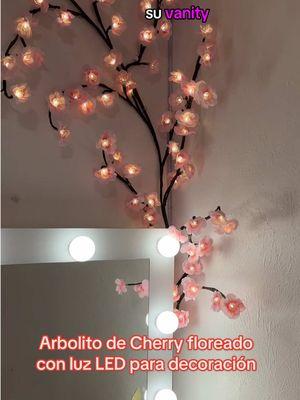 Árbol Cherry floreado con luz LED para decoración ##cherryblossom##cherryblossombranch##cherryblossoms##Decor##homedecor##TikTokShop##TTSDelightNow##MadeMyYear##GiftGuide##bedroomdecor