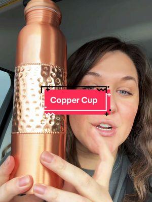 Copper has so many amazing benefits. Google it :) #honestreview #weightlossjouney #highproteinmeals #coppercup #copperbenefits #copper