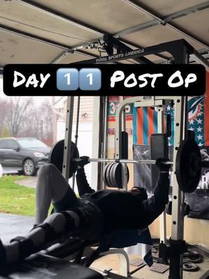 Day 1️⃣1️⃣ Post-Op my therapy trying to stay motivated and clear my mind !!  #aclrecovery #armyacefitness #meniscusrecovery #aclsurgery #aclrehab #fitness #exercise #newjersey #armyveteran #MentalHealth 