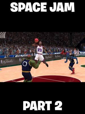 I Put Space Jam In The NBA - Part 2 #nba2k #nba2k25 #basketball #spacejam #michaeljordan #MJ #JORDAN #fyp