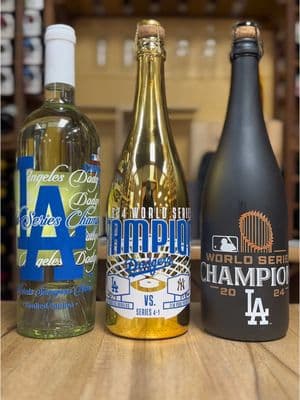 Continue to celebrate your World Series #Dodgers victory with these awesome collectable wine bottles! available in store and online at Liquorama.net! We are less than 90 days away from opening day!!!  #LA #Losangeles #ladodgers #losangelesdodgers #boysinblue #itstimefordodgerbaseball #dodgerbaseball #WorldSeries #champs #champions #trending #tiktok #liquorama #upland 