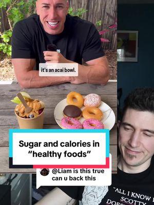 Replying to @istabraq.adnann yes these “healthy foods” can be high in sugar and calories… but generally they are still a good idea compared to what people would eat as an alternative 🤷🏻 #fruit #sugar #weightloss #fatloss #caloriedeficit 