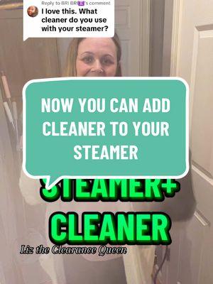 Replying to @BRI BRI♊️ If you have been looking for a steamer, that you can add cleaner to, this is it!  You can add multiple different cleaners to this steamer. OR steam with only water!  Hope you score✌🏼#liztheclearancequeen #hopeyouscore✌🏼 #reviewswithliztheclearancequeen #steamer #steamclean #steamcleaner #steaming #cleanwithsteam #handheldsteamer #cleaning #clean #steamerandcleaner #cleaninghack #cleaningtools #endofyearsale 