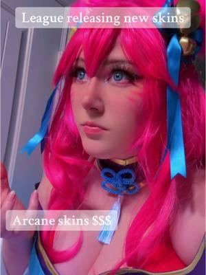 Why are they all expensive or exclusive OR GATCHA NO #leagueoflegends #league #leagueoflegendscosplay #ahricosplay #ahri #ahrileagueoflegends #videogame #anime #animecosplay #animegirl #videogamecosplay #arcane 