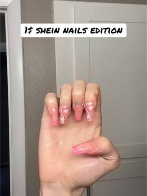 did them in 5 minutes on my bathroom floor 💅💅#nails #nailsathome #gelx #sheinnails #pressonnails #nailtransition 