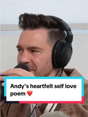 Andy’s heartfelt self love poem ❤️ #selflove #poem #poemsoftiktok #georgejanko #andygrammer #georgejankoshow @GeorgeJanko @Shawna Della-Ricca 