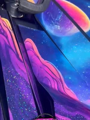 We recently had a custom design request for a galaxy/space/ufo/mountain/Bigfoot themeed wrap that incorporated the pinks and purples our customer was getting her cahe and suspension powdercoated.   CAN DO! 🤩  So excited to get pics and video - the colors are GORGEOUS, especially with the Cosmic Shift/holographic metal flake finish!  WOW!  Thanks for trusting us with your design, Jessica!!! 😁  Ready to take your look of your machine to the next level?  We can help!  Whether you want a simple, 2 color design or a complex design with a ton of colors, we can bring your vision to life.  Find us on Facebook, Instagram and Tiktok, or message for more info.   📧 design@murraypowersports.com  📱💻🖱 murraypowersports.com instagram.com/murraypowersports  tiktok.com/ginger_murraypowersports #custom #polaris #rzr #xp1000 #wrap #polarisrzr #rzrxp1000 #customwrap #customdesign #murraypowersports #galaxy #space #ufo #bigfoot #polarisrzr1000xp #substanceinc #substanceincorporated #epson #summa #cosmicshuft #holographicflake #metalflake  #utv #utvgraphics #utvwrap #sxs #offroad