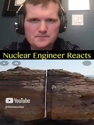 Did ALIENS Cut this Rock in Half? - Nuclear Engineer Reacts to Zack D. Films#nuclear #reaction