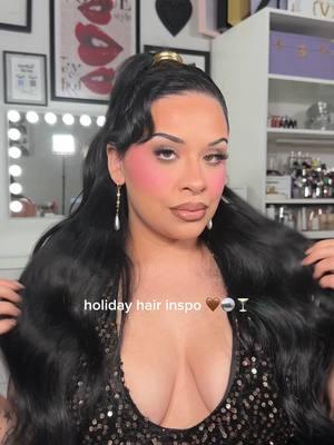 last holiday hairstyle for NYE 🥂🪩🤍✨ products  @Dove Beauty & Personal Care advanced dry shampoo @The Drybar hot toddy heat protectant  @SexyHair powder play @Kenra Professional hot spray @T3 switch kit classic trio hair accessories  @NG Jewelry  #foryoupage #nyehairinspo #hairtransformation #bellamihair #hairtutorial #hairextensions #halfuphalfdownhairstyle #hairinspo #hairtok  