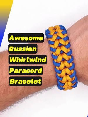 How to Make Awesome Russian Whirlwind Paracord Bracelet. Blue Paracord 550 for base - 10.9 feet or in metric 3.3 mt Gold Paracord 550 for base - 4.3 feet or in metric 1.3 mt Buckles 5/8 Add an extra 0.5 inch for bracelet comfort Wrist circumference 7 inches or 18 centimeters. #AwesomeRussianWhirlwindParacordBracelet #AwesomeParacordBracelet #RussianParacordBracelet #WhirlwindParacordBracelet #SanctifiedParacordBracelet #SanctifiedBraceletTutorial #paracordbracelet #braceletdiy #paracordsurvival #DIY #howto #makeat #short.