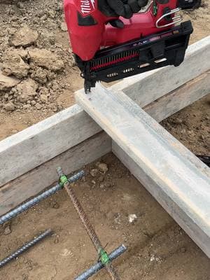 Check out our @Milwaukee Tool M18 duplex nailer! Shoots 16d and 8d Nails! #concrete #construction #tools #milwaukeetools #nothingbutheavyduty #milwaukeetool #powertools #nailer #nailgun 