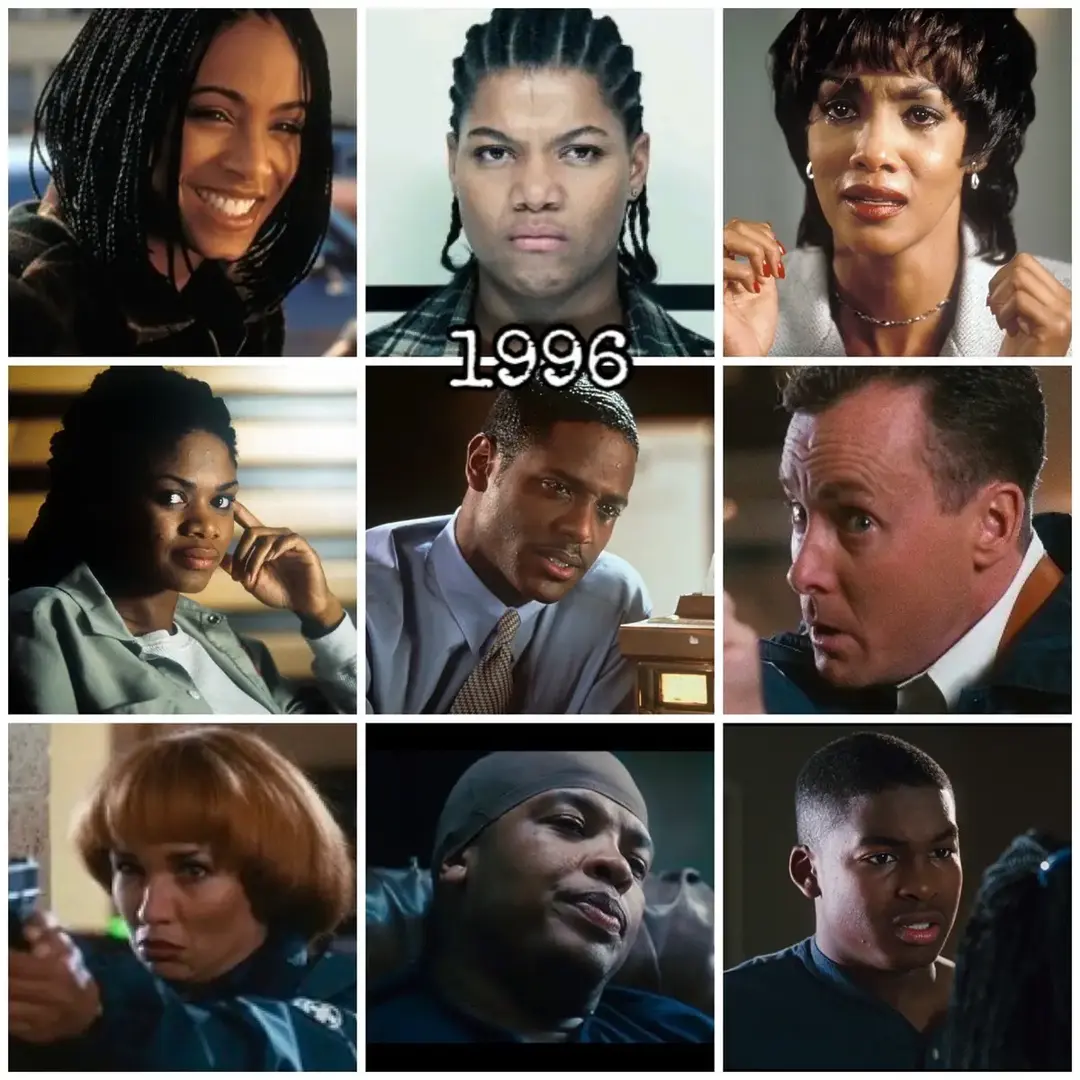 #jadepinkettsmith #queenlatifah #vivicaafox  #kimberlyelise #blairunderwood  #johncmcginley #ellajoyce #drdre  #chazlamarshepherd #setitoffmovie #fyp #1996 #90smovies #nostalgia 