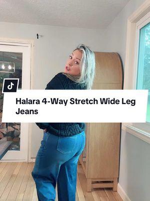 Comfort meets fashion!! Your new favorite jeans are here!! Sizes 0-3x!!@Halara_official  #halara  #halaraflexdenim #jeans #sizeinclusive #petite #plussized #curvy #midsize #halarajeans 