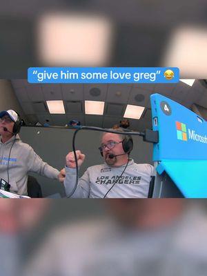 this sequence of events 😂 #fistbump #chargers #gregroman #funny #nfl #nflgameday #sports 