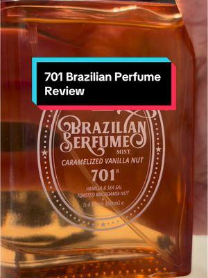 #701 Brazzilian Perfume #TikTokShop #tiktokshopfinds #reviews #perfume #bodyspray #vannila #vanillacaramel #perfumetiktok #perfumetok #reviews 