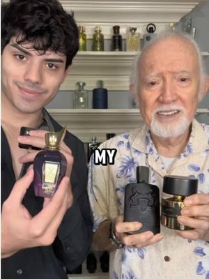 My grandpa rates cologne #fragrancetiktok #perfumetiktok #colognetiktok #jeanpaulgaultier #fyp #jeremyfragrance #parfumsdemarly 