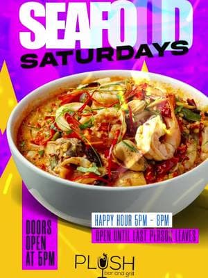 SEAFOOD SATURDAYS featuring (PLUSH LOBSTER BOIL, PLUSH LOBSTER BOWL, FRIED LOBSTER & ANYTHING SEAFOOD) PLUSH HAPPY HOUR EACH & EVERY DAY 5 to 8pm & THEN THE PARTY BEGINS‼️OPEN UNTIL🎥🚀💪💯‼️S👀 YA IN THE BUILDING‼️#CheckTheVibe #GrownAndSexy #GreatFood #GreatDrinks #CatchTheGame #PlaySomePool #50CentWings #DrinkSpecials #HappyHour #ComeCheckItOutForYourSelf #SeeYouSoon #Plush #PlushBarAndGrill #Alabama #Bessemer #Birmingham #SurroundingAreas #bhamnightlife #FoodPorn #ladiesnight #AfterHours #worldgames2022 #PhotoOfTheDay #PoolTable #Lounge #Bar #Club #Food #View #Vibe 