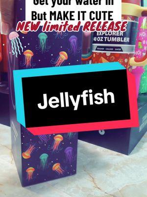 New Jellyfish 🪼 Meoky release #meoky #meokycup #tumblers #jellyfish #oceanlife #oceanlover #sealife #seacreatures #glowinthedark #newyearnewme #40oztumbler #40oztumblerwithhandle #watertok #waterintake 