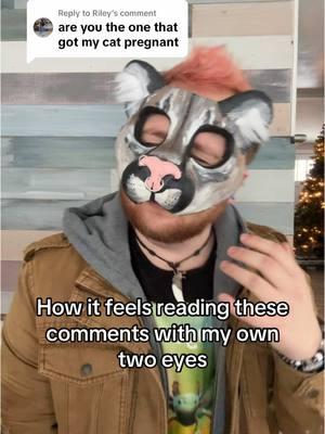 Replying to @Riley Stop commenting weird stuff challenge level impossible  . . . #therian #therianthropy #theriansoftiktok #therianmask #wolftherian #theriantiktok #therians #furry #fursuit #fursuitmaker #furryfandom #furrytiktok #theriangear #fursuiting #quadrobics #otherkin #therianthrope #cringe 