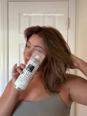 @IGK Hair has really been my hair brand go to, they have so many great products for specific needs. This smoothing spray is my holy grail for a long lasting smooth blow out and the cherry on top is that it doubles as heat protection which i tend to forget to use 🤎 #igkhair #igkpartner #viral #smoothhair #keratin 