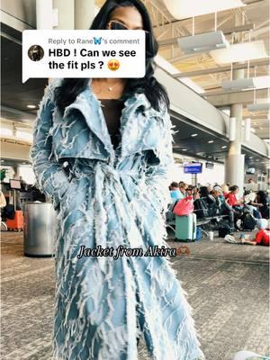 Replying to @Rane🦋  Thanks girl it’s on 1/1🎂♑️ and this jacket is from Akira🫶🏾 #missedflight #boujhettobaddiesatl #boujhettobaddie #standbyflights #standby #capricorn #houstonairport #bdayfail 