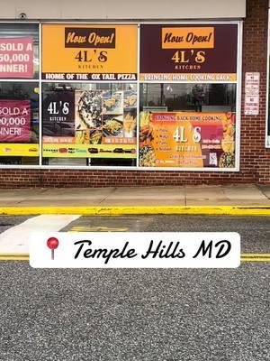 4L’s Kitchen  4147 Branch Ave Temple Hills MD 20748 #fyp #dmvtiktok #dmvfoodie #dmvfood #pgcounty #pgcountytiktok #pgcountyfood #oxtailpizza #maryland #templehillsmaryland #marlowheights #goodeatsdmv #mdfoodie #mdfoodspots #blackownedbusiness #blackownedsmallbusiness #blackownedresturantsdmv 