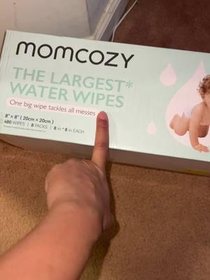 & they literally ship so fast!!! Best wipes for my son they do not break him out☺️ #babytok #momcozylife #momcozywipes #fyp #nurseryessentials #newborn #@Momcozy Official 