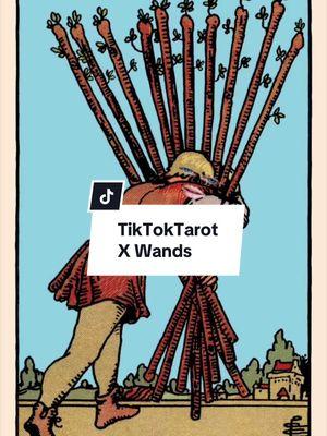 X Wands: Overburdened, overloaded, responsibilities, stress, problems, weight on shoulders, duty, drudgery, obligation, saddled, restricted, burn-out, uphill struggle, taken for granted, taking on too much, delays, struggle, resistance, lost your way, lost focus, major challenges, lack of fun/ spontaneity, keep going, end in sight #tiktoktarot #tarot #tarotexpert #losangelestarotreader #learntarot #tarotdefinitions 