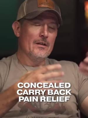 Concealed Carry Back Pain Relief #shawnryan #navyseal #ccw